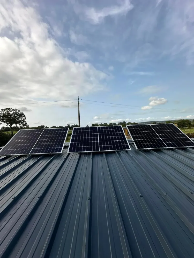 Installation de panneaux photovoltaïques